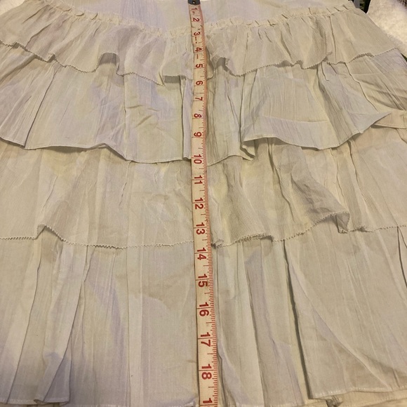 J. Crew Tiered Silk Chiffon Skirt Sz 6 - Picture 2 of 8